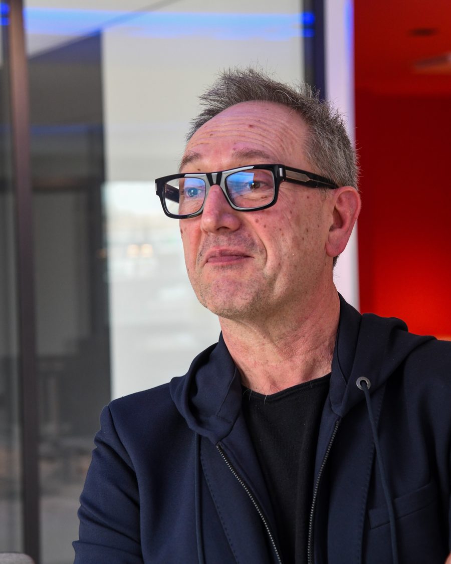 Jérôme Bouzeran, architecte, dans les locaux de l'agence